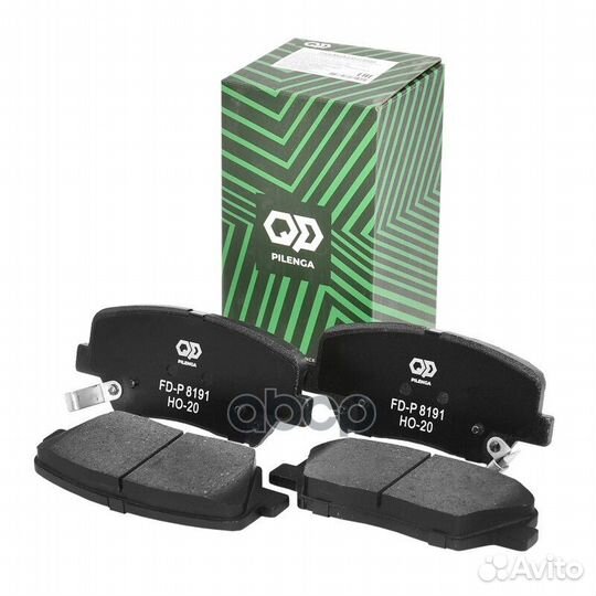 Колодки тормозные дисковые перед, прав, лев