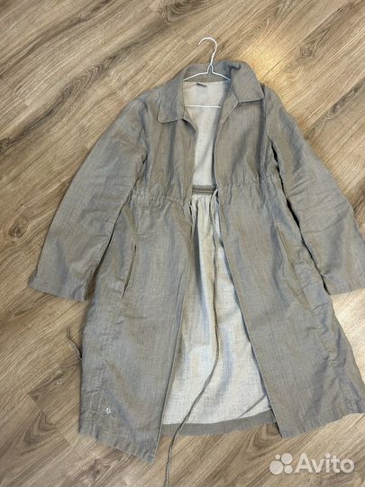 Платье накидка из льна