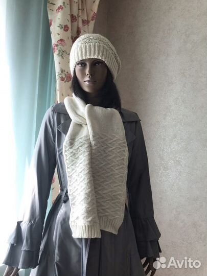 Набор комплект шапка шарф Katta swarovski