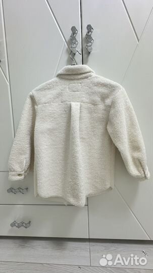 Куртка рубашка барашка для девочки, 134 размер