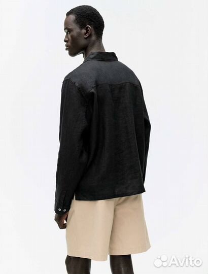 Рубашка лён мужская