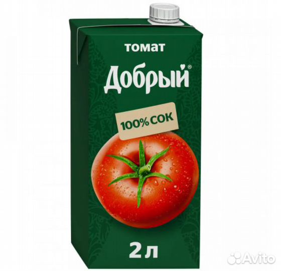 Сок Добрый Томат 2л Мултон