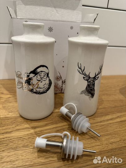 Бутылки для масла и уксуса. Керамика. Новые