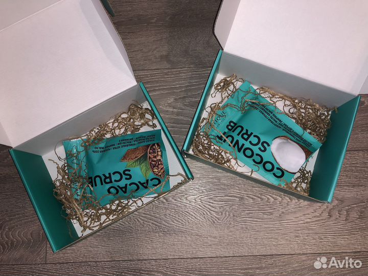 Подарочный beauty box Letique скрабы кокос, какао