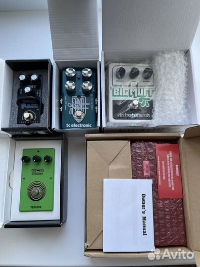 Гитарные педали эффектов TC Electronic/AMT/EHX