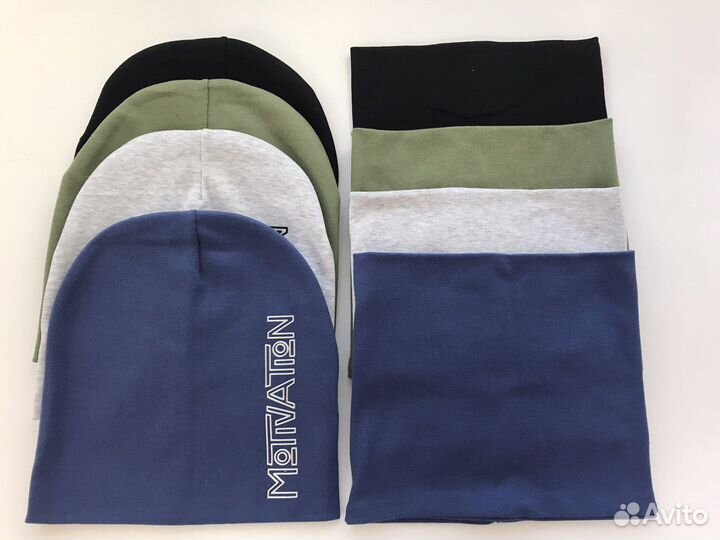 Комплект для мальчика (шапка м снуд)