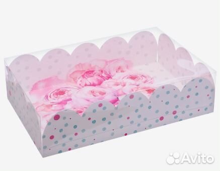 Коробка подарочная с прозрачной крышкой