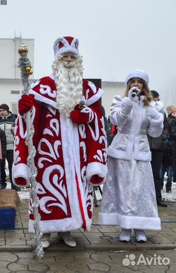 Карнавальный костюм деда мороза и снегурочки