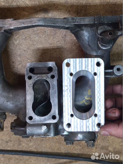 Адаптер карбюратор Солекс на двигатель Nissan A15