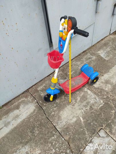 Самокат детский трехколесный бу