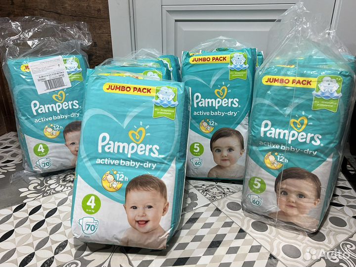 Подгузники и трусики pampers