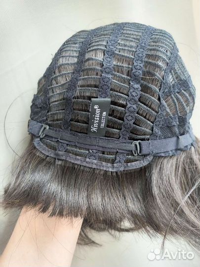 Парик из натуральных волос каре