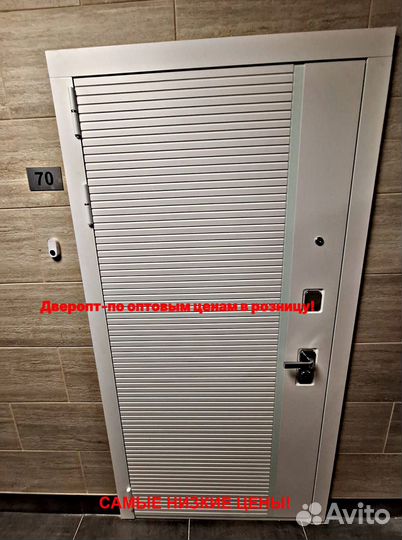 Тёплая дверь входная железная с бесплатной доставк