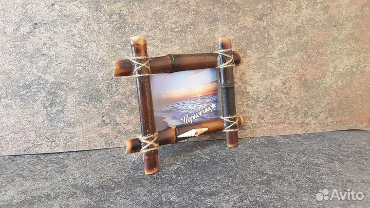 Фоторамка из бамбука