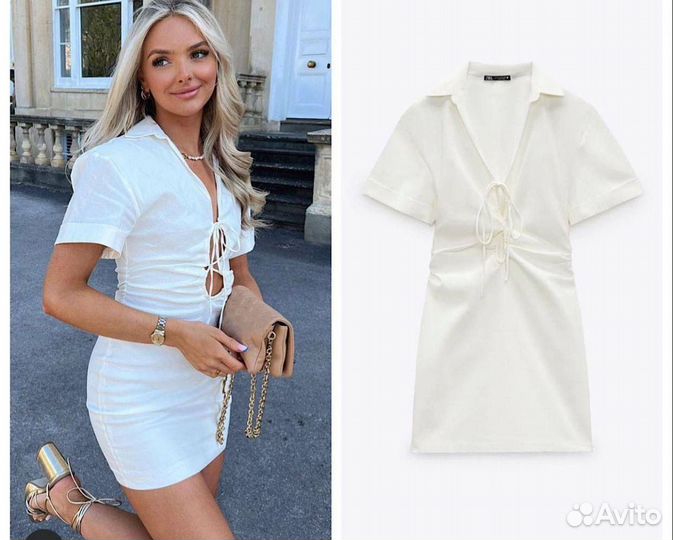 Летнее платье zara