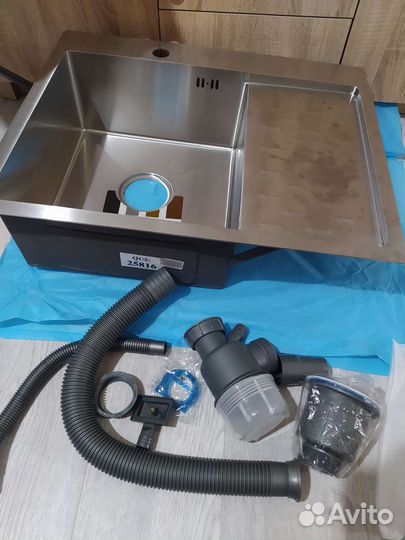 Сифон д/мойки из нержавейки