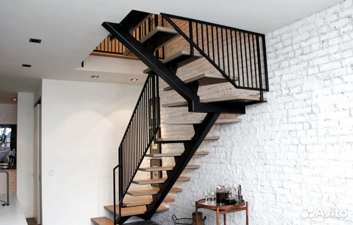 Лестница в стиле лофт