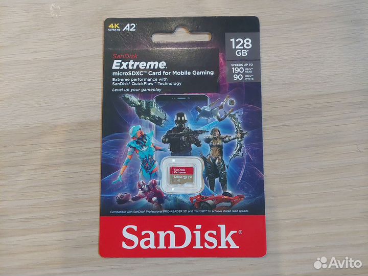 Карта памяти micro sd 128