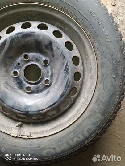 Шины и диски на volkswagen 195/65R15 91T