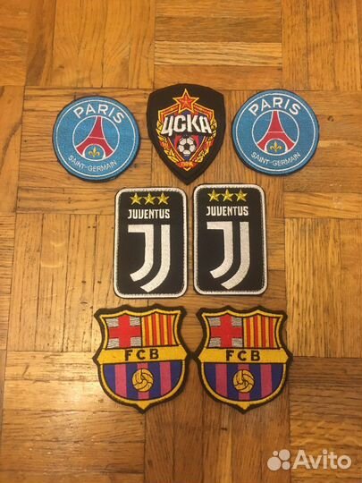 Шеврон (нашивка) футбол цска юве псж барса