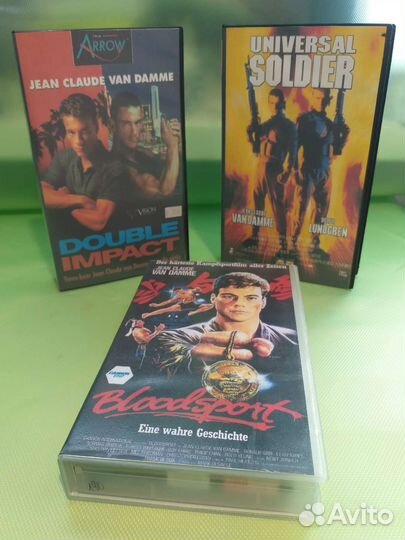 VHS Лучшие фильмы Жан Клод Ван Дамм Видеокассеты