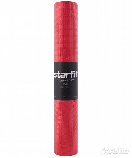 Коврик для йоги и фитнеса 183x61x0,4 см,синий/лайм