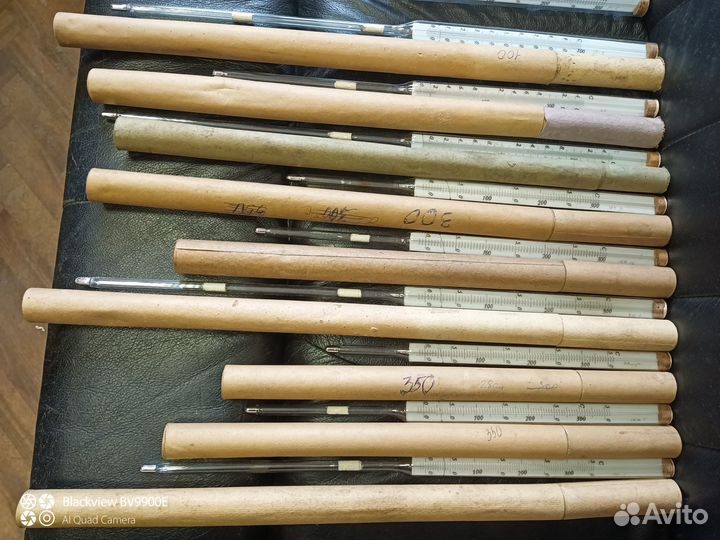 Термометры лабораторные ртутные 0-500 град. (СССР)