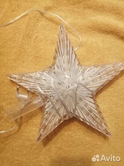 Новогоднее украшение, гирлянда, проектор диско шар