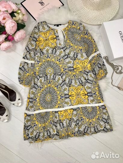 Comma платье вискоза S. Не выше 165 отлично