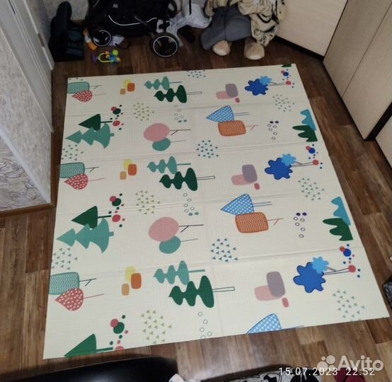Складной детский коврик