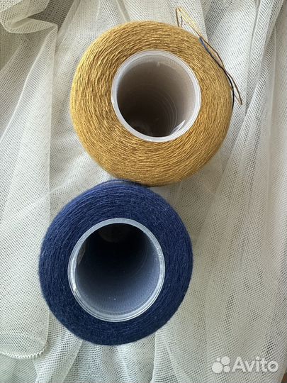 Нитки швейные джинсовые (отделочные)