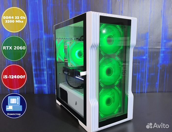 Игровой компьютер i5-RTX2060-32DDR4-ZST3901746-H610