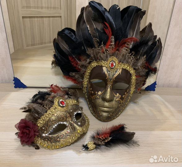 Эксклюзив Маска карнавальная мужская,женская