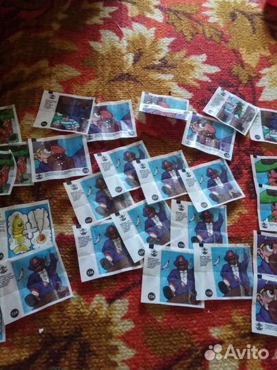 Наклейки из жёвачки