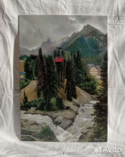 Картина Домбай