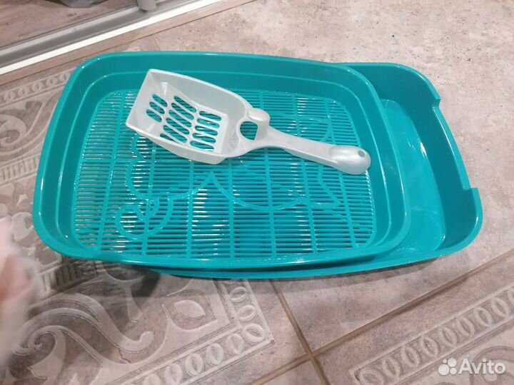 Лоток для котят, лопатка, приучатель к туалету