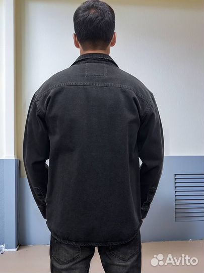 Джинсовая куртка Calvin Klein черная мужская