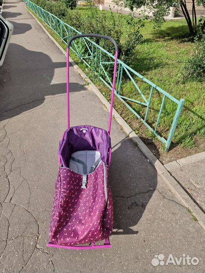 Детские санки с колесами