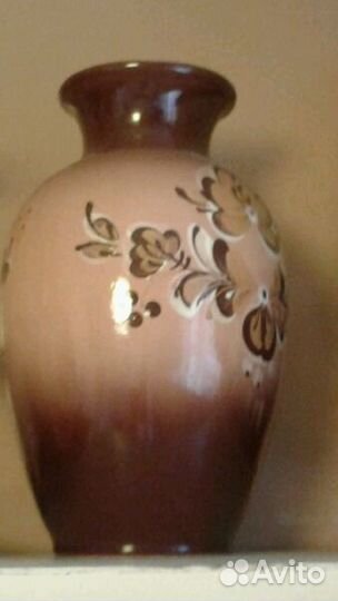 Большая ваза из глины