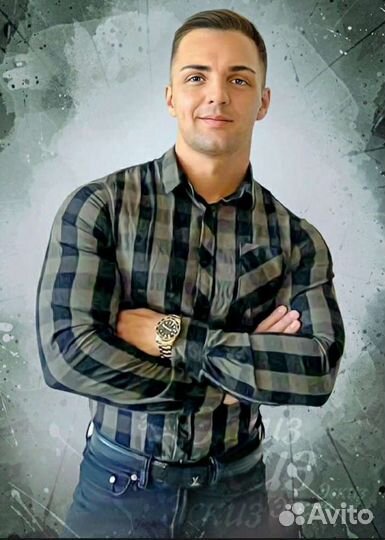 Печать на холсте Арт портрет Фото печать