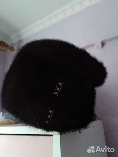 Шапка женская, норковая, модная, красивая