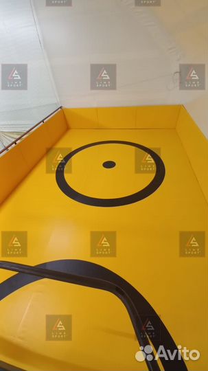 Борцовский ковер 12х12 двухцветный