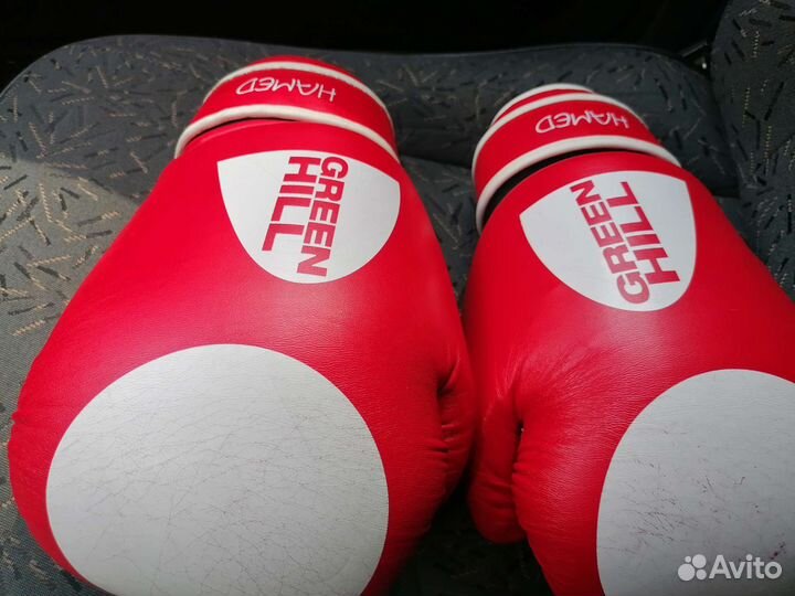 Перчатки боксерские hamed Green Hill