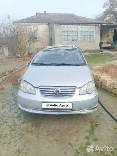 BYD F3 1.5 МТ, 2008, битый, 200 000 км