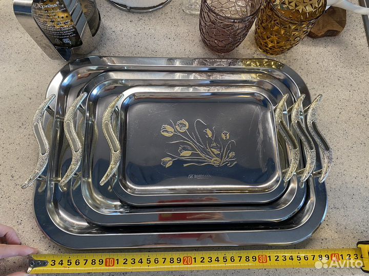 Поднос bohmann набор 3 шт