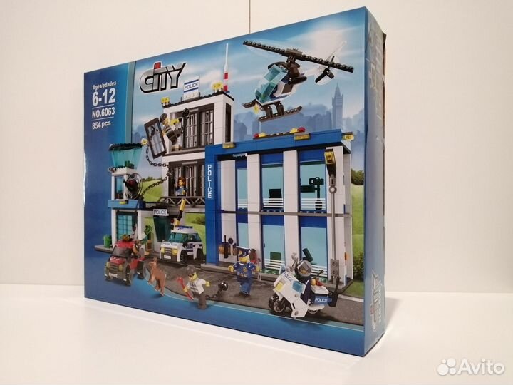 Конструктор полицейский участок лего сити