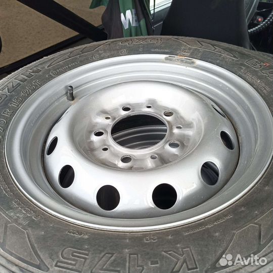 Новые колёса R15 на ниву