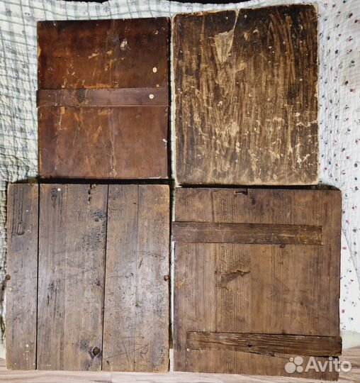 Старинные иконы, доски, под запись, пустырь 19в