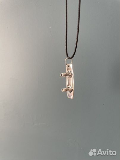Кулон серебро
