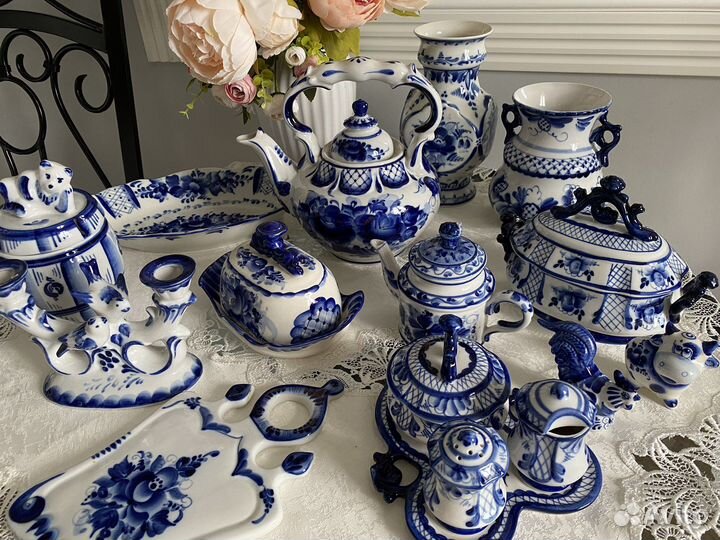 Гжель времен СССР коллекция